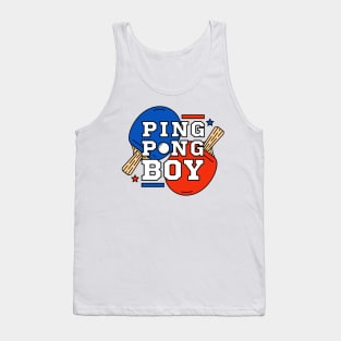 Ping Pong Boy - Sports Table Tennis Club for Boys Men Tank Top